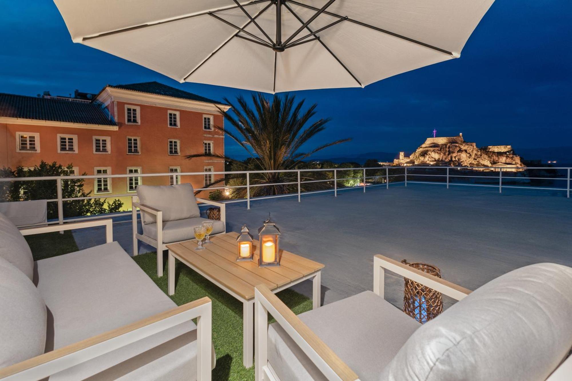 Old Fortress View Roof Top Apartment By Konnect Corfu  Exterior foto